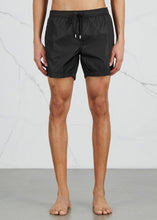 MONCLER Classic black swim shorts